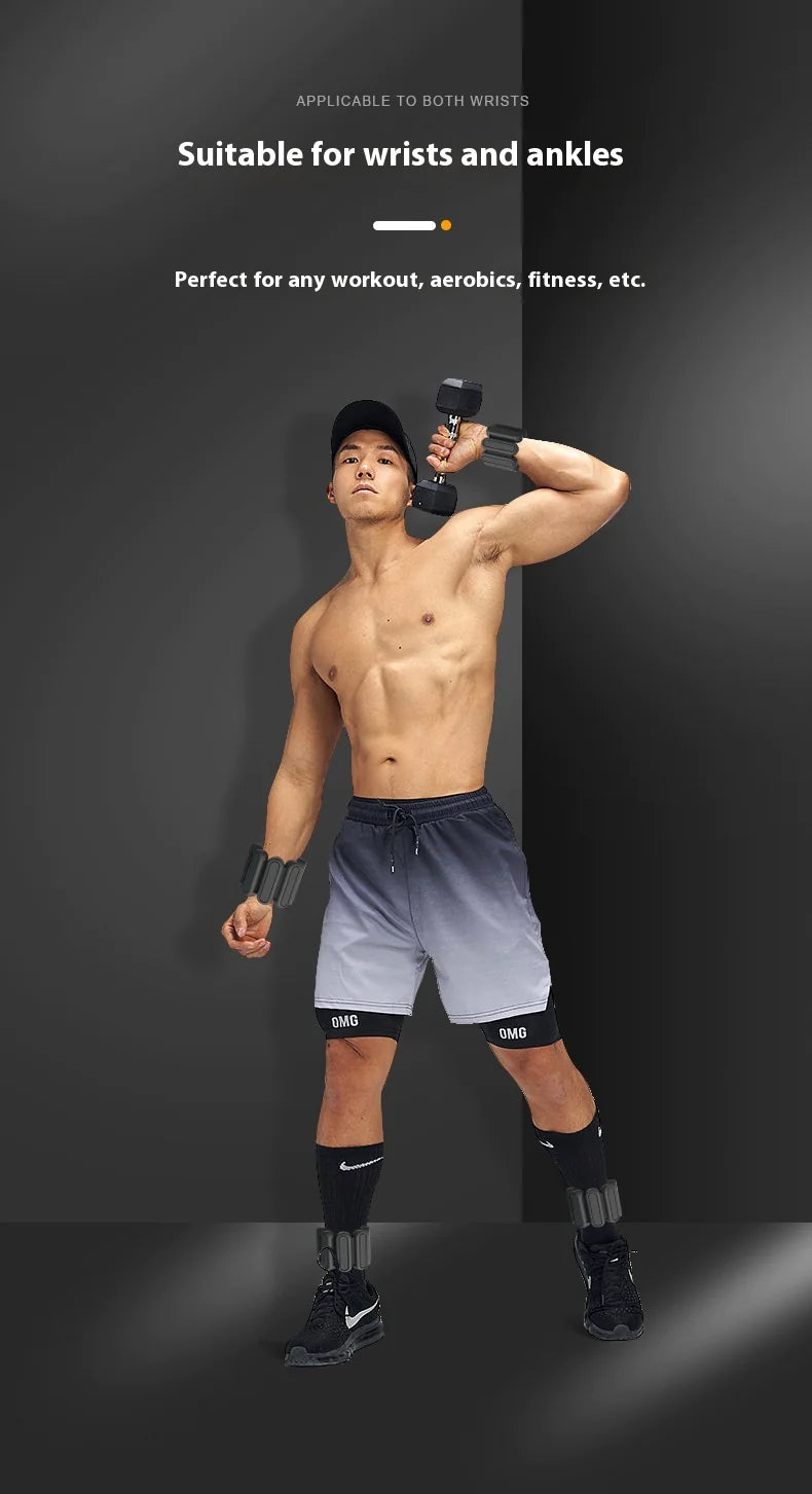 Sleek Fitness Bracelet Weights